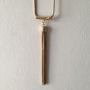 NWT Charlotte Russe Tassel Necklace